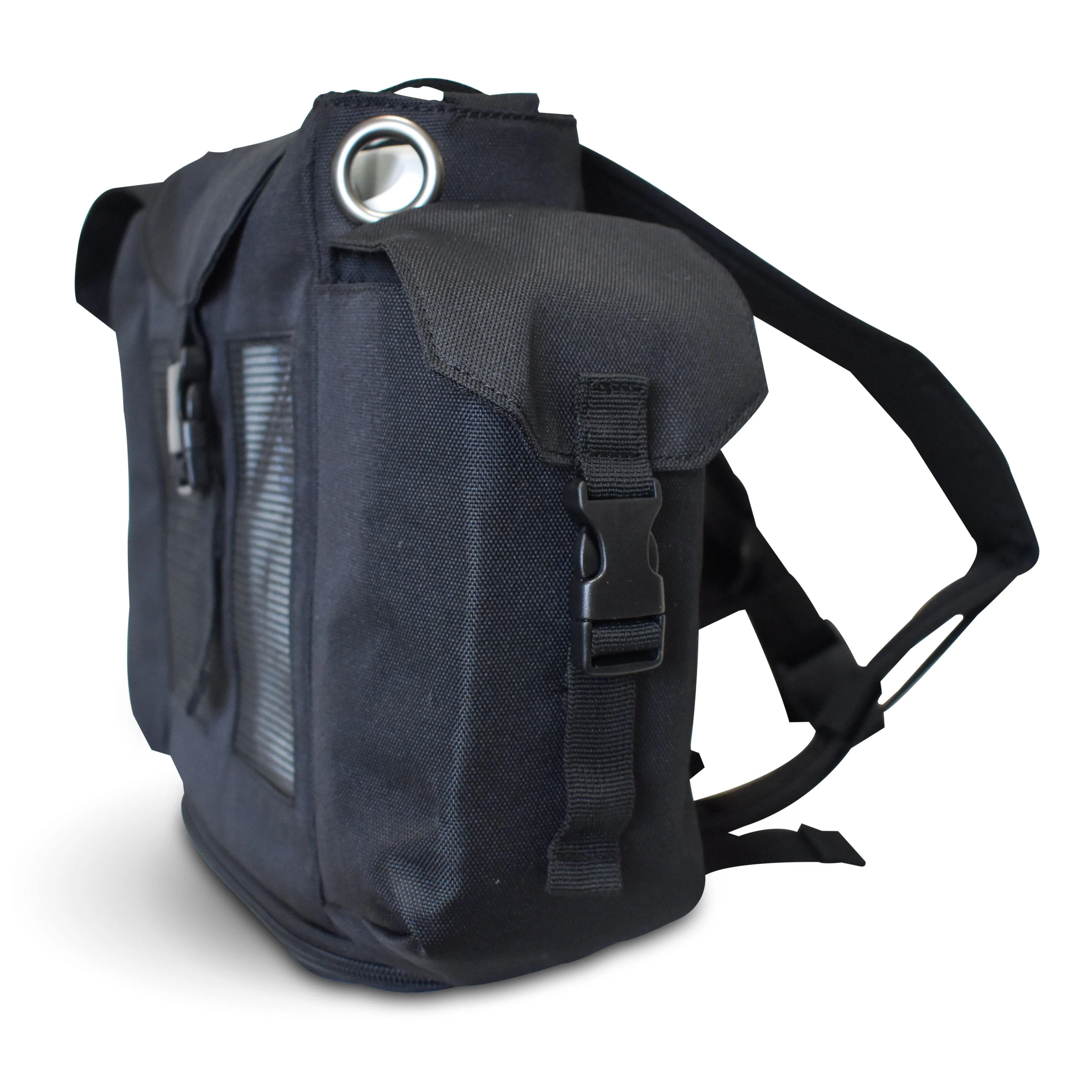 Oxygo Lightweight Backpack w/Pockets - Black
